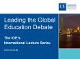 Leading the Global Education Debate PowerPoint PPT Presentation
