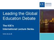 Leading the Global Education Debate