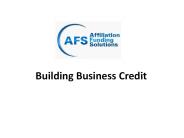 Building Business Credit