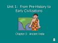 Unit 1: From Pre-History to Early Civilizations PowerPoint PPT Presentation