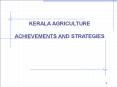 KERALA AGRICULTURE PowerPoint PPT Presentation