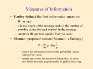 Measures of Information