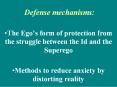 Defense mechanisms: PowerPoint PPT Presentation