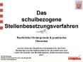 Das schulbezogene Stellenbesetzungsverfahren PowerPoint PPT Presentation