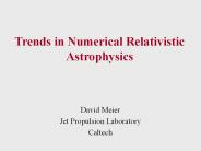 Trends in Numerical Relativistic Astrophysics