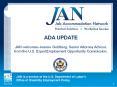 ADA UPDATE JAN welcomes Jeanne Goldberg, Senior Attorney Advisor, from the U.S. Equal Employment Opportunity Commission. PowerPoint PPT Presentation