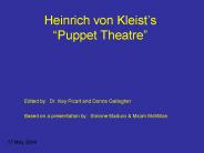 Heinrich von Kleist