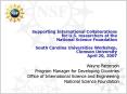 Supporting International Collaborations PowerPoint PPT Presentation