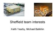 Sheffield team interests