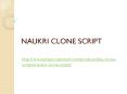 Naukri Clone Script PowerPoint PPT Presentation