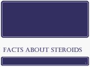 Facts About Steroids