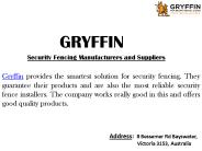 Best Security Fencing Manufacturers & Suppliers