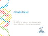 A Health Career
