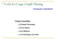 Tools for Large Graph Mining PowerPoint PPT Presentation