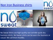 Non Iron Business shirts