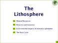 The Lithosphere PowerPoint PPT Presentation