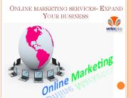Online marketing services- Expand   Your business