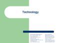 Technology PowerPoint PPT Presentation