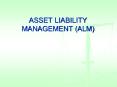 ASSET LIABILITY MANAGEMENT (ALM) PowerPoint PPT Presentation