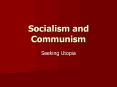 Socialism and Communism PowerPoint PPT Presentation