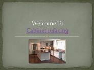 Cabinet refacing