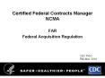 Certified Federal Contracts Manager NCMA PowerPoint PPT Presentation