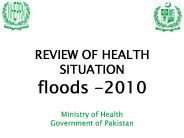 Ministry of Health Government of Pakistan