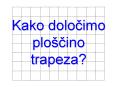 Kako dolocimo plo PowerPoint PPT Presentation