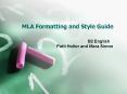 MLA Formatting and Style Guide PowerPoint PPT Presentation