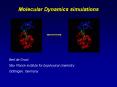 Molecular Dynamics simulations PowerPoint PPT Presentation