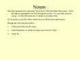 WHAT ARE NOUNS? PowerPoint PPT Presentation