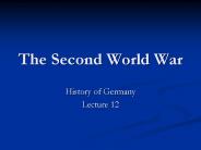 The Second World War