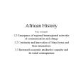 African History PowerPoint PPT Presentation
