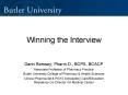Winning the Interview PowerPoint PPT Presentation