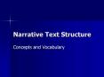 Narrative Text Structure PowerPoint PPT Presentation