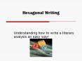 Hexagonal Writing PowerPoint PPT Presentation
