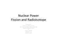 Nuclear Power Fission and Radioisotope