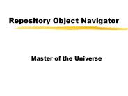 Repository Object Navigator