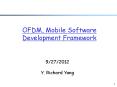 OFDM, Mobile Software Development Framework PowerPoint PPT Presentation