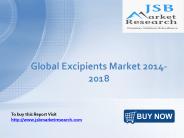 JSB Market Research: Global Excipients Market 2014-2018