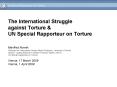 The International Struggle against Torture PowerPoint PPT Presentation