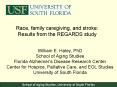 Race, family caregiving, and stroke:  Results from the REGARDS study PowerPoint PPT Presentation