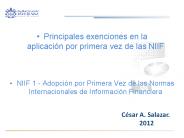 NIIF 1 - Adopci
