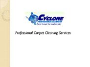 Professional Carpet Cleaning Services