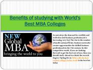 Top MBA Colleges in the World - MeetUniv