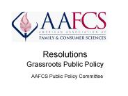 Resolutions Grassroots Public Policy