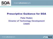 Prescriptive Guidance for SOA