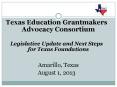 Texas Education Grantmakers Advocacy Consortium PowerPoint PPT Presentation