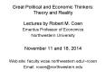 Great Political and Economic Thinkers: Theory and Reality PowerPoint PPT Presentation