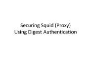 Securing Squid (Proxy) Using Digest Authentication